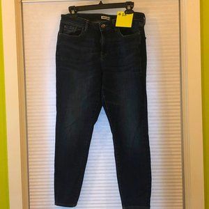 Warp+Weft, JFK New York City Skinny jean, size 14/29, dark blue wash